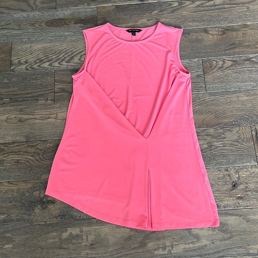 Banana Republic Asymmetrical Top in Coral
